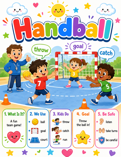Handball I Preschool I Infographic