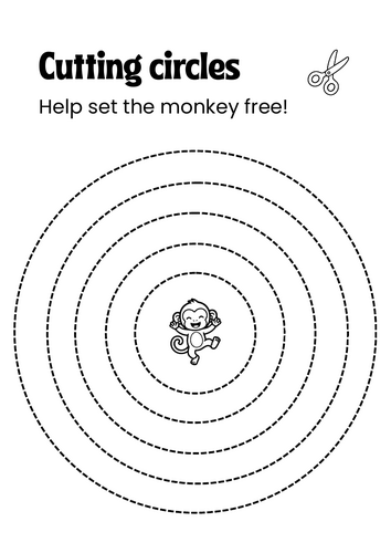 Scissor Skills Cutting Practice Worksheets | Fine Motor Activities | PDF