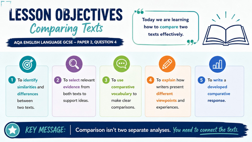 AQA GCSE English Language – Comparing Texts | Paper 2 Comparison Skills