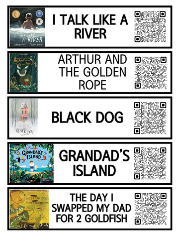 Year 4 QR Code Audio Books