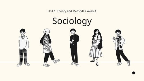 Sociology - Theory and Methods  FREE