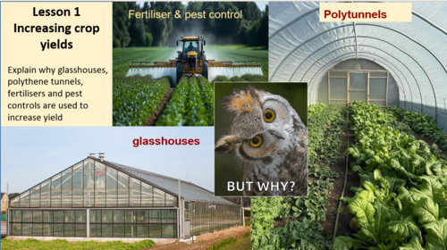 Edexcel IGCSE Biology 9–1 Unit 5: Use of Biological Resources – 9 Complete Lessons (120+ Slides)