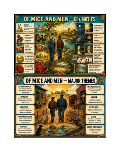 OF MICE AND MEN REVISION FLASHCARDS