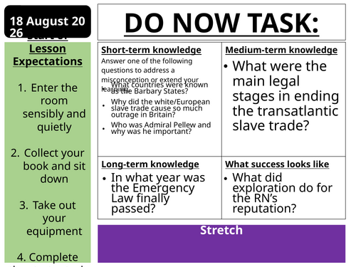 Paper 3 British Empire - Royal Navy, Exploration and Mapping (Edexcel A-Level Histor