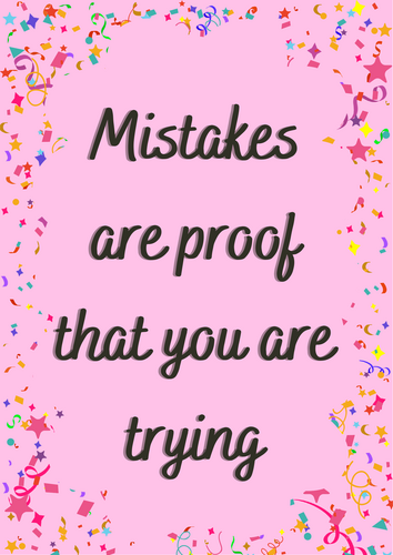 Colourful Mindset Quote Posters