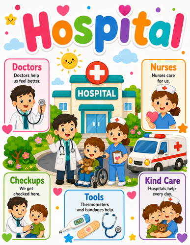 Hospital I Preschool I Infographic