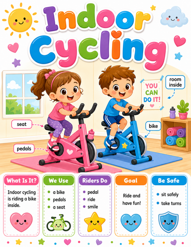 Indoor Cycling I Preschool I Infographic