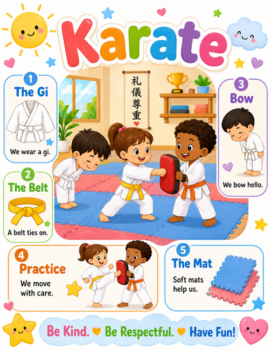 Karate I Preschool I Infographic