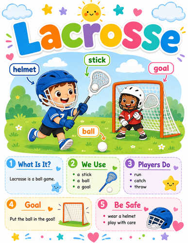 Lacrosse I Preschool I Infographic