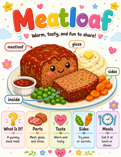 Meatloaf I Preschool I Infographic