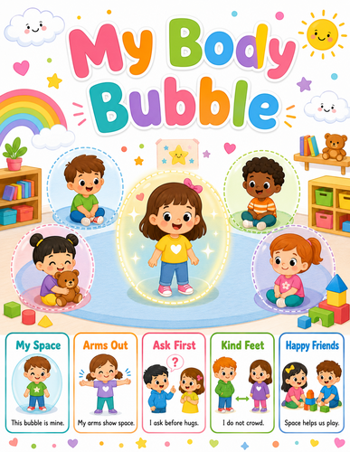 My Body Bubble I Preschool I Infographic
