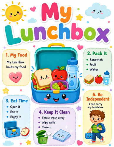 My Lunchbox I Preschool I Infographic