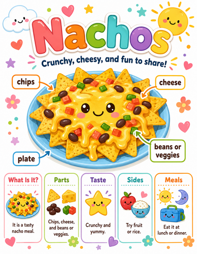 Nachos I Preschool I Infographic