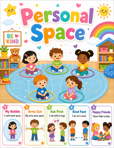 Personal Space I Preschool I Infographic