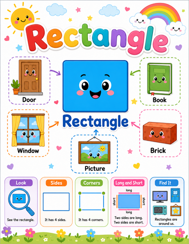 Rectangle I Preschool I Infographic