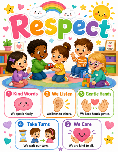 Respect I Preschool I Infographic