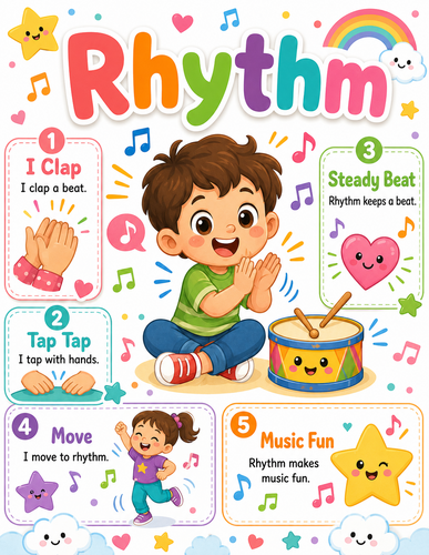 Rhythm I Preschool I Infographic