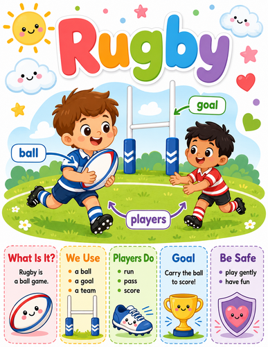 Rugby I Preschool I Infographic
