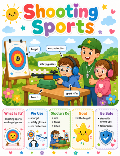 Shooting Sports I Preschool I Infographic