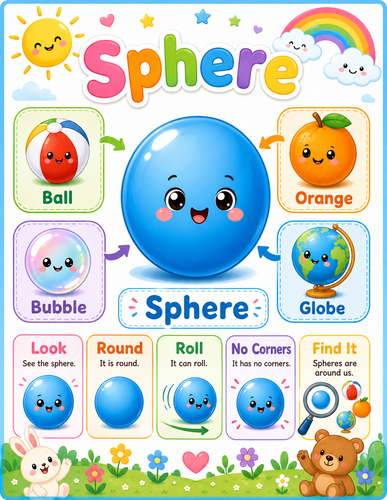 Sphere I Preschool I Infographic