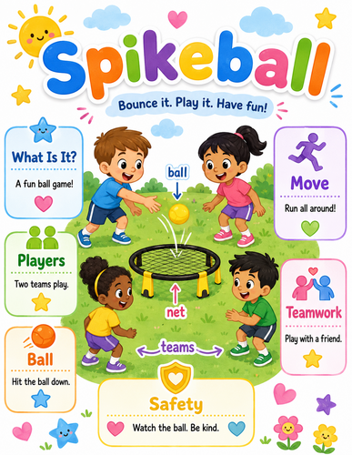Spikeball I Preschool I Infographic