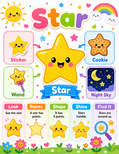 Star I Preschool I Infographic