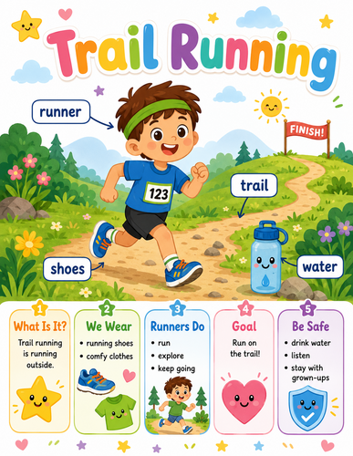 Trail Running I Preschool I Infographic