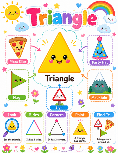 Triangle I Preschool I Infographic