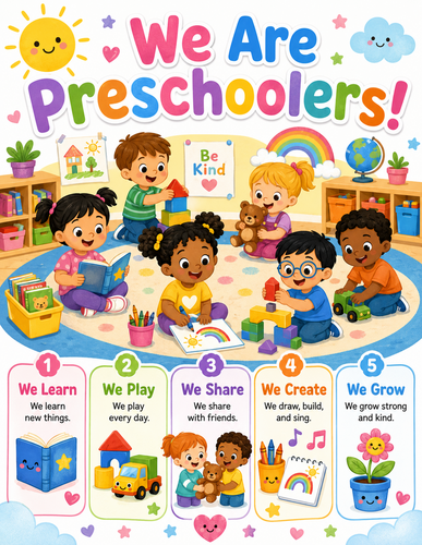 We are Preschoolers I Preschool I Infographic