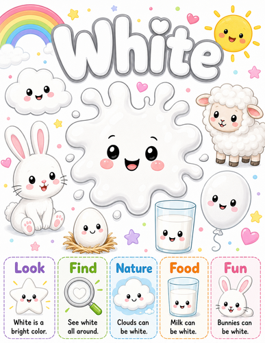 White I Preschool I Infographic