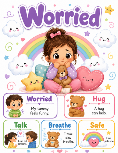 Worried I Preschool I Infographic