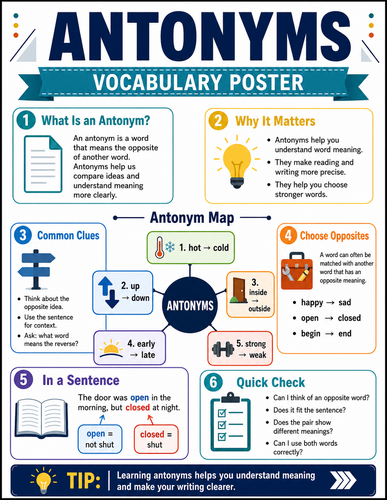 Antonyms I Infographic
