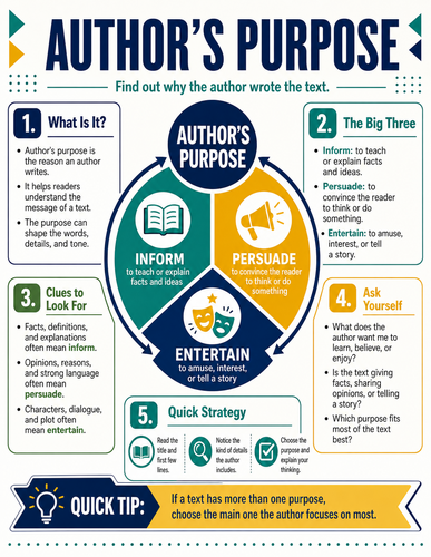 Author's Purpose I Infographic