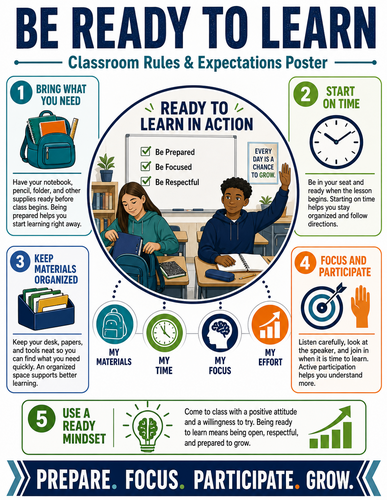 Be Ready to Learn I Infographic