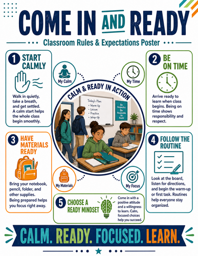 Come In and Be Ready I Infographic