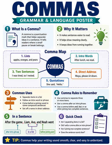 Commas I Infographic