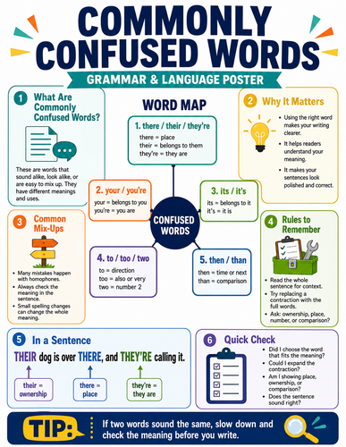 Commonly Confused Words I Infographic