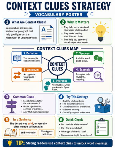 Context Clues Strategy I Infographic