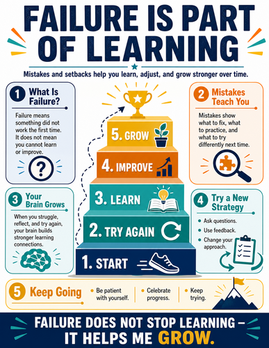 Failure is Part of Learning I Infographic