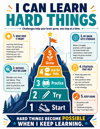I Can Learn Hard Things I Infographic