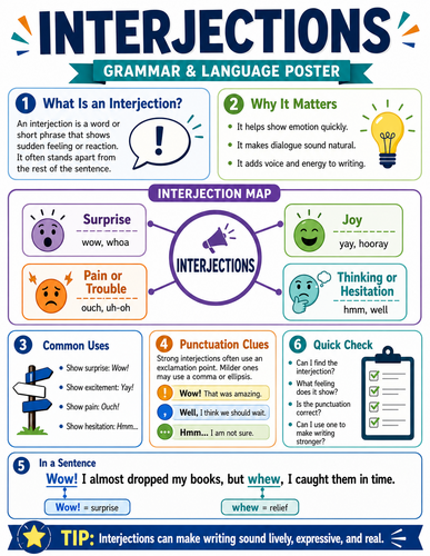 Interjections I Infographic