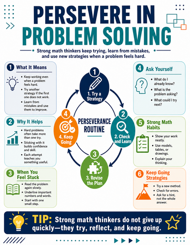 Persevere in Problem Solving I Infographic