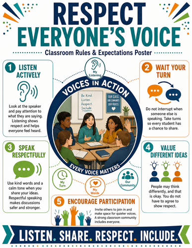 Respect Everyone's Voice I Infographic