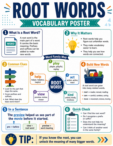 Root Words I Infographic