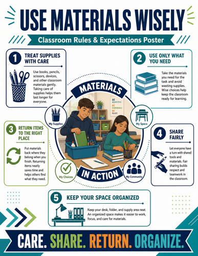 Use Materials Wisely I Infographic