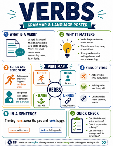 Verbs I Infographic