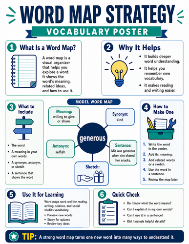 Word Map Strategy I Infographic