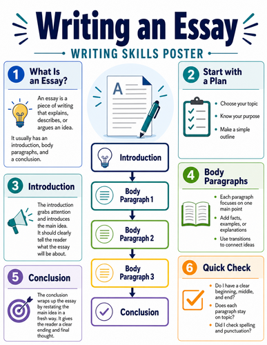 Writing an Essay I Infographic