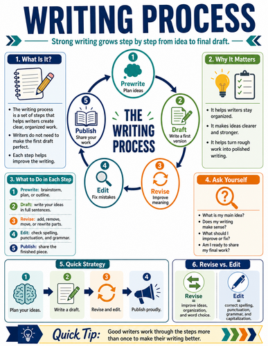 Writing Process I Infographic