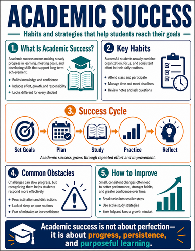 Academic Success I High School I Infographic
